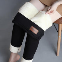 Winter Women Leggings Velvet Warm Pants Hight Waist Leggings Women Solid Color Legging Comfortable Keep Warm Stretchy Legging Jack's Clearance
