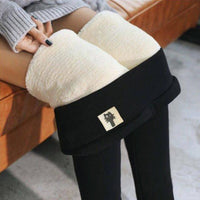 Winter Women Leggings Velvet Warm Pants Hight Waist Leggings Women Solid Color Legging Comfortable Keep Warm Stretchy Legging Jack's Clearance