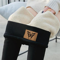 Winter Women Leggings Velvet Warm Pants Hight Waist Leggings Women Solid Color Legging Comfortable Keep Warm Stretchy Legging Jack's Clearance