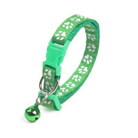 Colorful Cute Bell Cat Collar Footprint Jack's Clearance