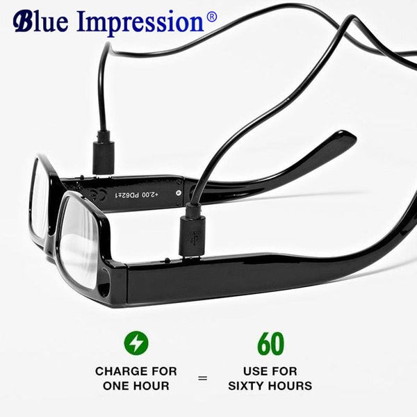 Multi-functional USB Charging LED light Reading Glasses Jack's Clearance