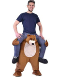 Men Women Ride on Me Mascot Carry Back Costumes Jack's Clearance