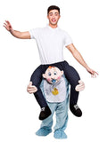 Men Women Ride on Me Mascot Carry Back Costumes Jack's Clearance