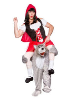Men Women Ride on Me Mascot Carry Back Costumes Jack's Clearance