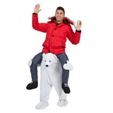 Men Women Ride on Me Mascot Carry Back Costumes Jack's Clearance