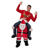 Men Women Ride on Me Mascot Carry Back Costumes Jack's Clearance