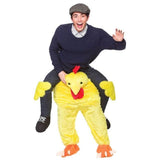 Men Women Ride on Me Mascot Carry Back Costumes Jack's Clearance