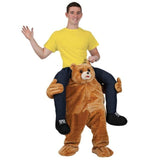 Men Women Ride on Me Mascot Carry Back Costumes Jack's Clearance