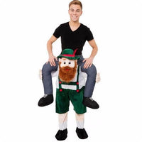 Men Women Ride on Me Mascot Carry Back Costumes Jack's Clearance