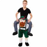 Men Women Ride on Me Mascot Carry Back Costumes Jack's Clearance