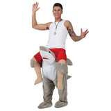 Men Women Ride on Me Mascot Carry Back Costumes Jack's Clearance