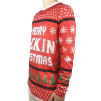 Tacky Print Ugly Christmas Long Sleeve Tshirt Jack's Clearance