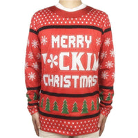 Tacky Print Ugly Christmas Long Sleeve Tshirt Jack's Clearance