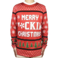 Tacky Print Ugly Christmas Long Sleeve Tshirt Jack's Clearance
