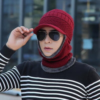 Winter Hat Skullies Beanies Hats Winter Beanies For Men Women Wool Scarf Caps Balaclava Mask Gorras Bonnet Knitted Hat Jack's Clearance