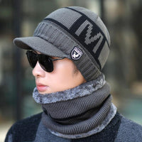 Winter Hat Skullies Beanies Hats Winter Beanies For Men Women Wool Scarf Caps Balaclava Mask Gorras Bonnet Knitted Hat Jack's Clearance