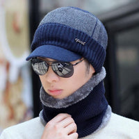 Winter Hat Skullies Beanies Hats Winter Beanies For Men Women Wool Scarf Caps Balaclava Mask Gorras Bonnet Knitted Hat Jack's Clearance