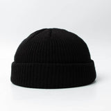 Fashion Hip Hop Beanie Knitted Hat Men Skullcap Women Winter Warm Brimless Baggy Melon Cap Cuff Docker Fisherman Beanies Hats Jack's Clearance