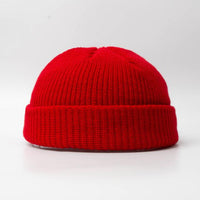 Fashion Hip Hop Beanie Knitted Hat Men Skullcap Women Winter Warm Brimless Baggy Melon Cap Cuff Docker Fisherman Beanies Hats Jack's Clearance