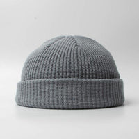Fashion Hip Hop Beanie Knitted Hat Men Skullcap Women Winter Warm Brimless Baggy Melon Cap Cuff Docker Fisherman Beanies Hats Jack's Clearance