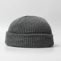 Fashion Hip Hop Beanie Knitted Hat Men Skullcap Women Winter Warm Brimless Baggy Melon Cap Cuff Docker Fisherman Beanies Hats Jack's Clearance