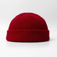 Fashion Hip Hop Beanie Knitted Hat Men Skullcap Women Winter Warm Brimless Baggy Melon Cap Cuff Docker Fisherman Beanies Hats Jack's Clearance