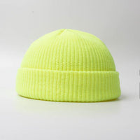 Fashion Hip Hop Beanie Knitted Hat Men Skullcap Women Winter Warm Brimless Baggy Melon Cap Cuff Docker Fisherman Beanies Hats Jack's Clearance