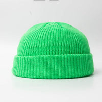 Fashion Hip Hop Beanie Knitted Hat Men Skullcap Women Winter Warm Brimless Baggy Melon Cap Cuff Docker Fisherman Beanies Hats Jack's Clearance