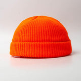 Fashion Hip Hop Beanie Knitted Hat Men Skullcap Women Winter Warm Brimless Baggy Melon Cap Cuff Docker Fisherman Beanies Hats Jack's Clearance