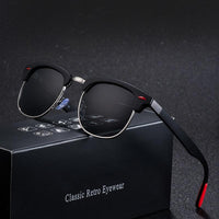 Classic Retro Rivet Polarized Sunglasses Men Women Brand Designer TR90 Sun Glasses Jack's Clearance
