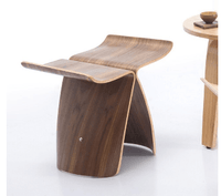 Butterfly Stool Made from Ash Plywood 4 Colors Natural/Black/Walnut Stool Chair For Living Room, Bedroom Wooden Stool Display Jack's Clearance