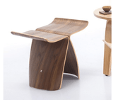 Butterfly Stool Made from Ash Plywood 4 Colors Natural/Black/Walnut Stool Chair For Living Room, Bedroom Wooden Stool Display Jack's Clearance